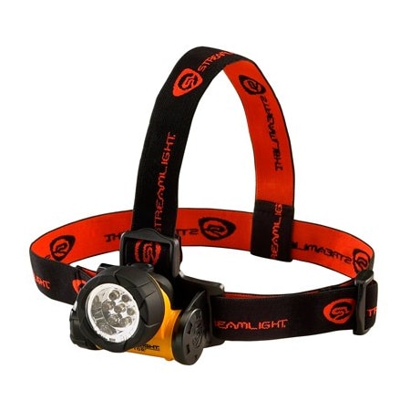 Streamlight Septor LED Hdlamp w/Rubber & Elastic SR61052